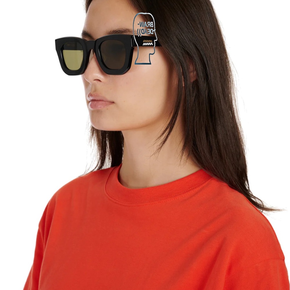 Lookin to buy ELIA POST MODERN PRIMITIVE EYE PROTECTION SUNGLASSES - BLACK/GREEN